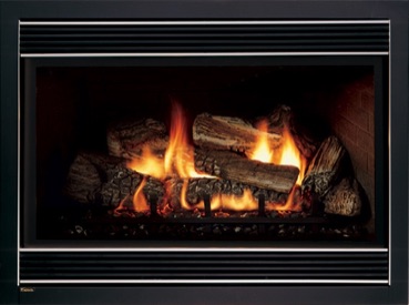 Gas Fireplace after a Gas Fireplace Clean and repair in Sherwood Park